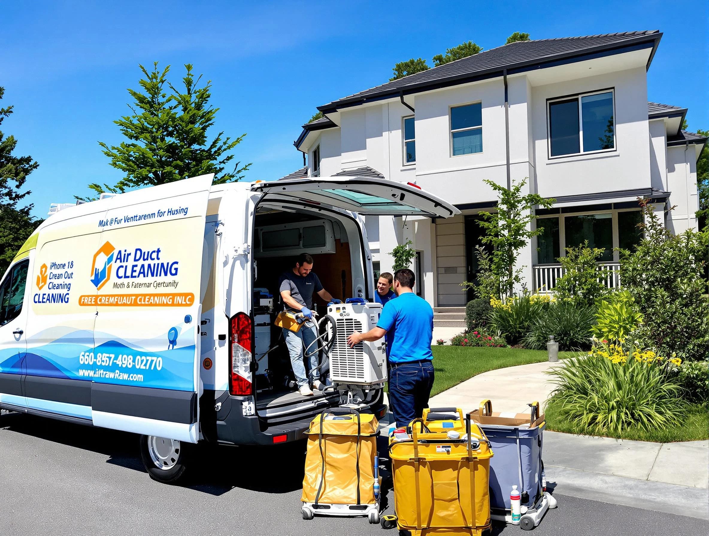 Midvale Air Duct Cleaning technician performing professional air duct cleaning in Midvale