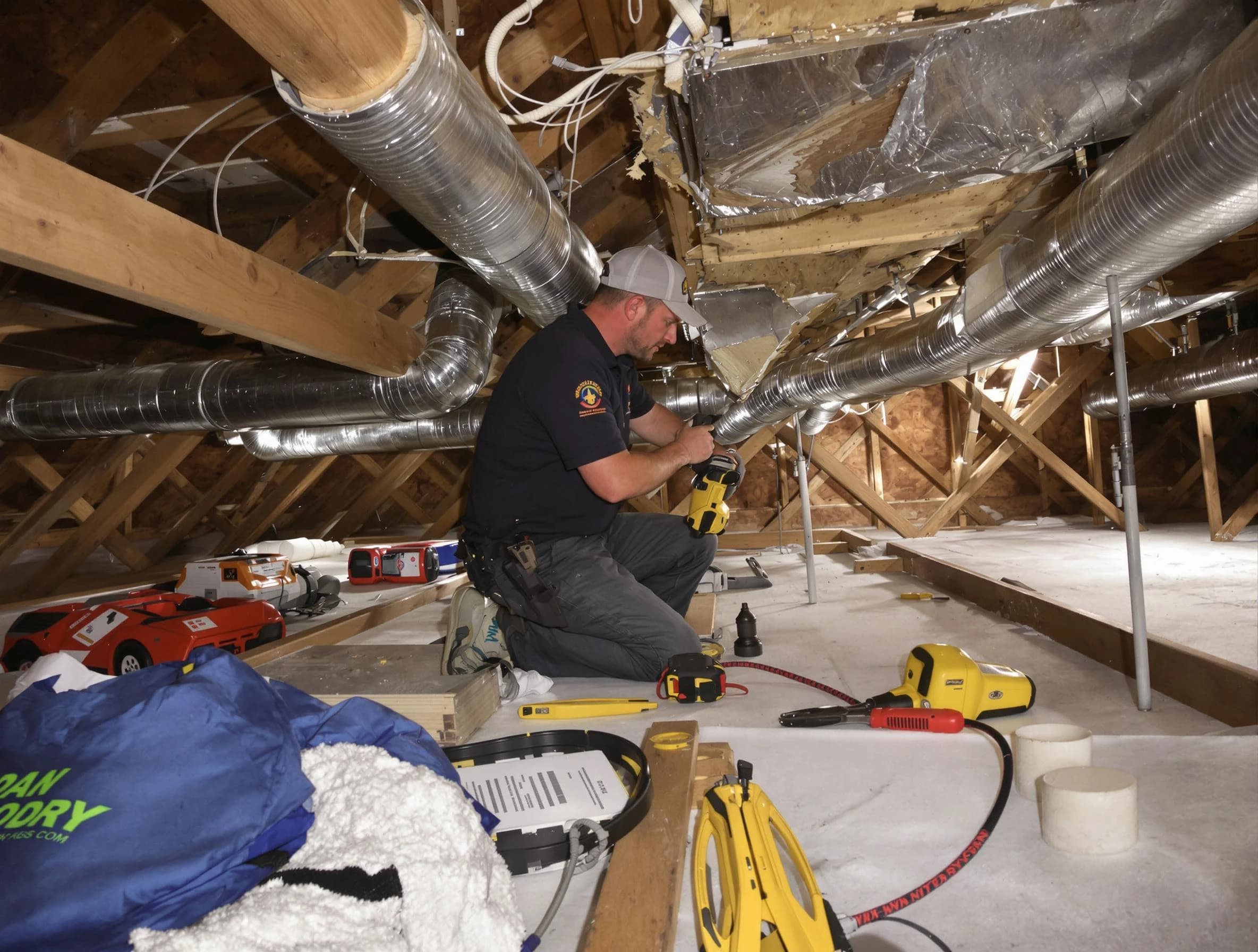 Professional air duct repair by Midvale Air Duct Cleaning in Midvale