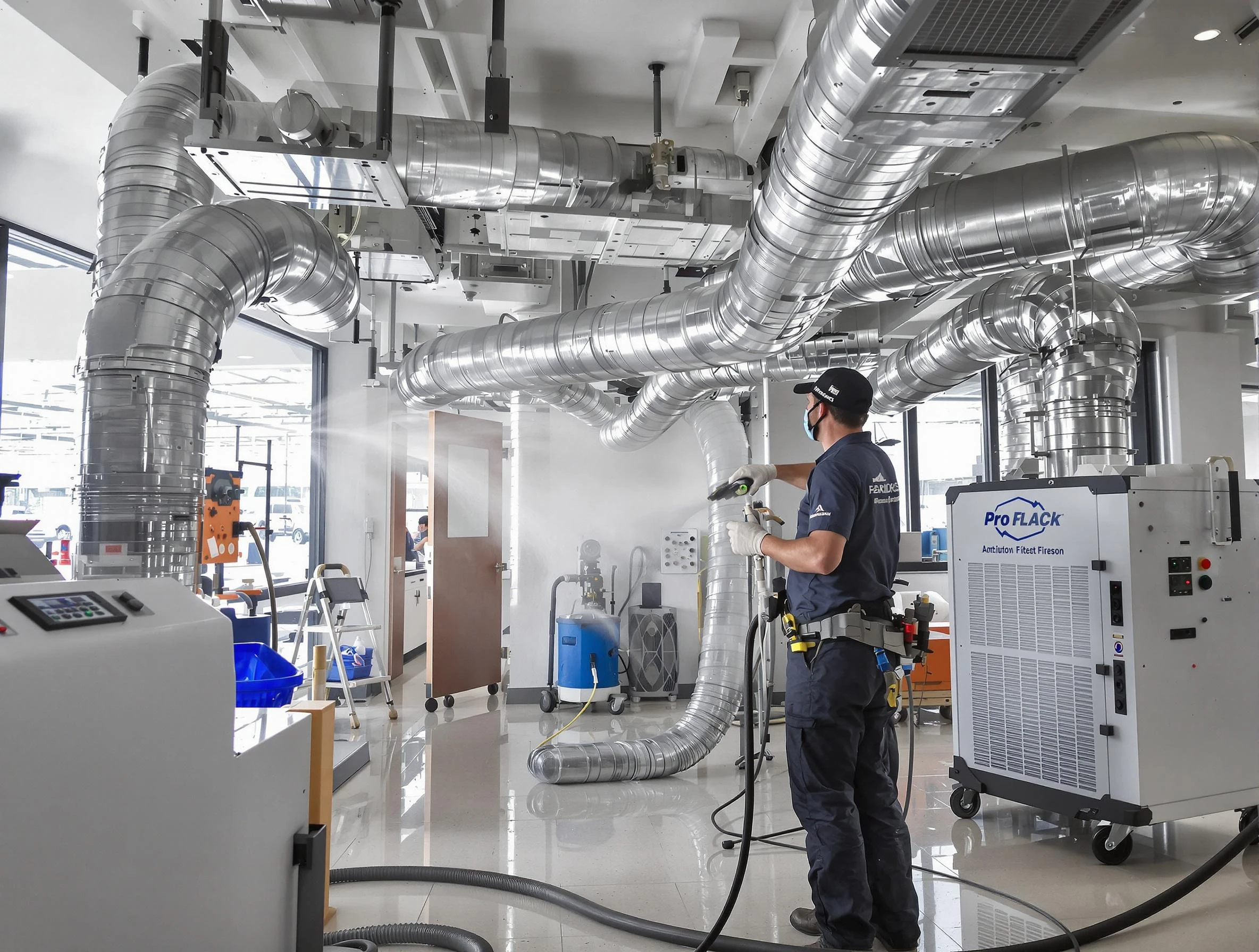 Negative Pressure Air Duct Cleaning in Midvale